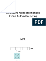 Lecture 6 Nondeterministic Finite Automata (NFA)