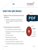 Strain Fiber Optic Sensors for Distributed Measurement