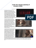 Analysis of Scream