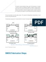 NMOS Fabrication Steps