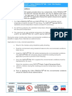 PCTDS 027 Fendolite MII Cold Wet Weather Application