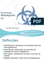 Microbiologia - Aula 5 - Biossegurança