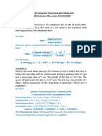 Fall 2014 Computer Communication Networks HW#2 Solution (Due Date: 2014/10/08)