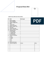 Proposal Data Diri Lengkap