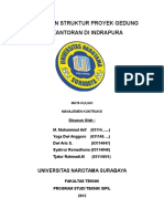 Pekerjaan Struktur Proyek Gedung Perkantoran Di Indrapura