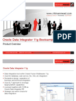 Oracle Data Integrator 11g Bootcamp Overview