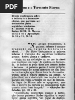 Consultoria doutrinária - Fogo eterno