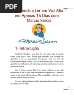 Aprenda a Ler Em Voz Alta Em Apenas 15 Dias Com Marcio Seixas
