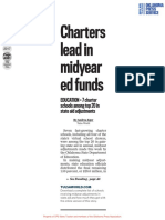 Charters Lead in Midyear Ed Funds: L:8K@FE 7 Charter Schools Among Top 20 in State Aid Adjustments