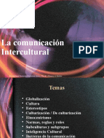 A La Comunicación Intercultural