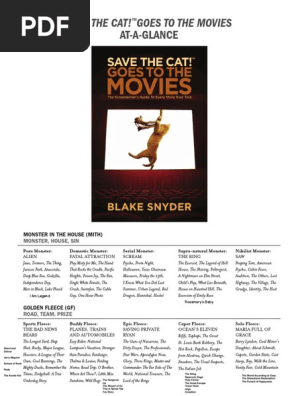 SAVE the CAT Subgenres With Erik Bork Additions2
