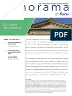 Panorama Company Insolvencies - Spring 2013 PDF