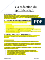 Rapport-Stage-Consigne Pour Completer PDF