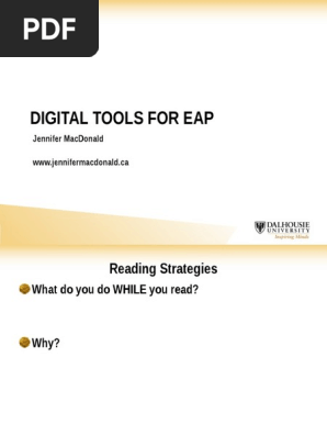 Digital Tools for EAP (Student Presentation)