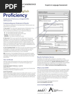 Cpe Understanding Statement of Results