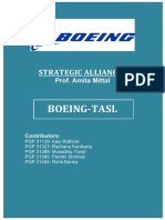 Strategic Alliance Analysis of Boeing and TASL