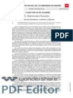 Decreto 89.2014, de 24 de Julio Madrid