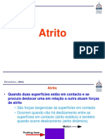 Atrito Estatico e Dinamico