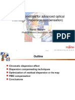 New Functionalities For Advanced Optical Interfaces (Dispersion Compensation)