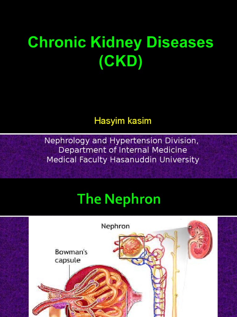Chronic Kidney Disease Overview | PDF | Renal Function | Chronic Kidney ...