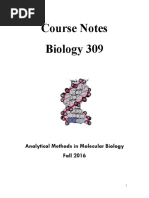 Biol 309 Notes Fall 2016 Final Aug 22