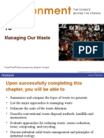 Managing Our Waste: Powerpoint Slides Prepared by Stephen Turnbull
