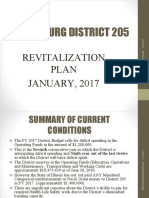 District 205 Revitalization Plan 1-9-17