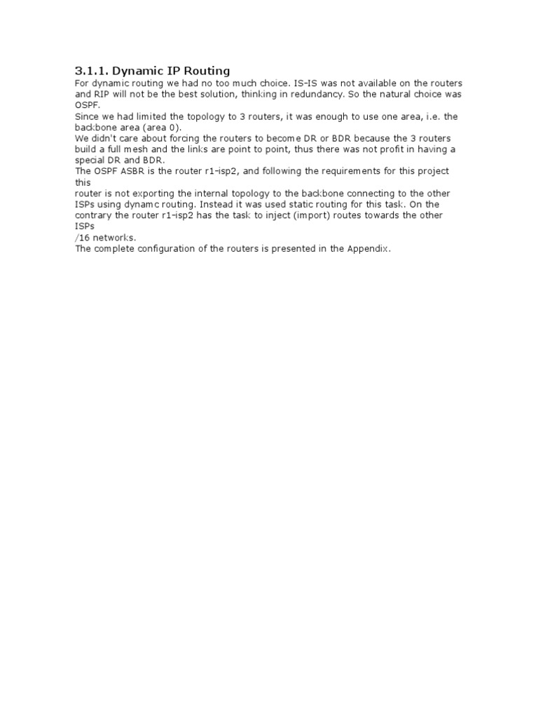 3.1.1. Dynamic IP Routing | PDF