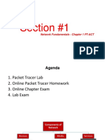 Section #1: Network Fundamentals - Chapter 1 PT-ACT