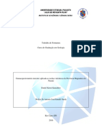 Trabalho de Formatura Curso de Graduação em Geologia: Universidade Estadual Paulista "Julio de Mesquita Filho"