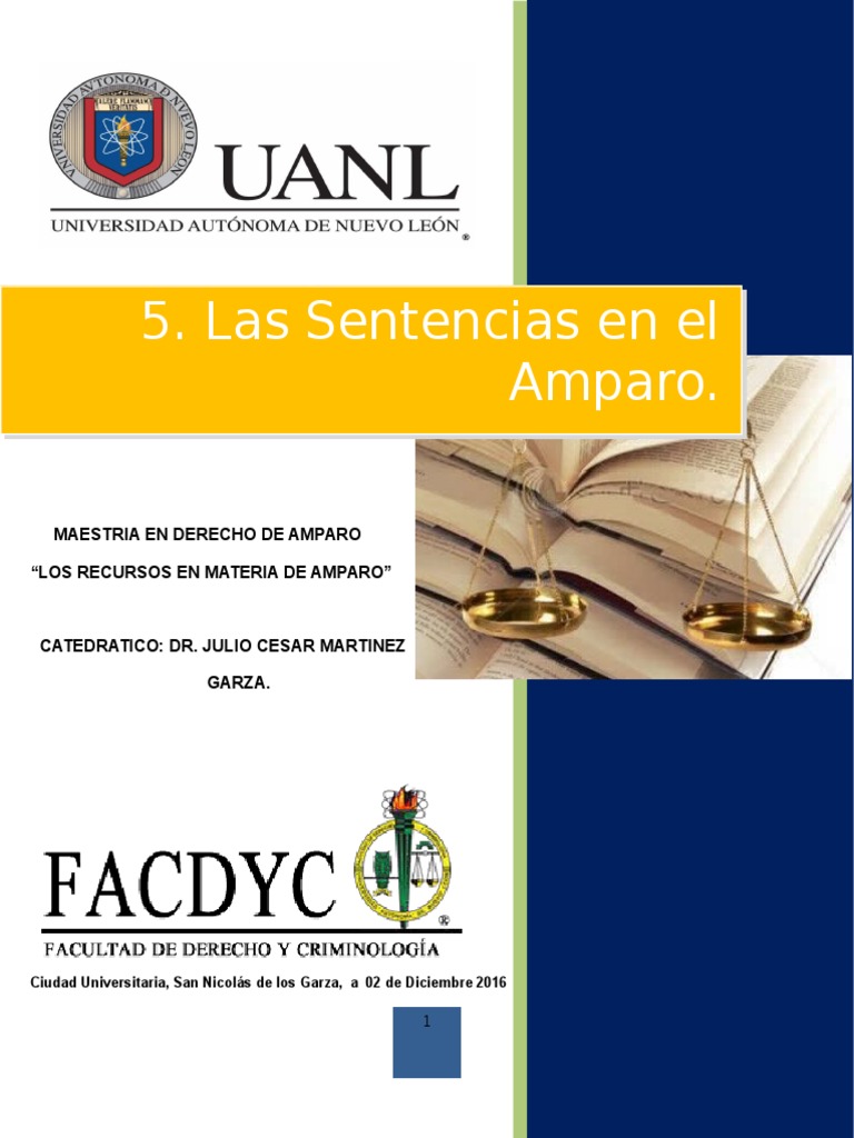 Estructura de la Sentencia de Amparo | PDF | Derecho Constitucional