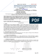 Survey Paper On Papr Reduction Techniques in Wimax Ofdm Model