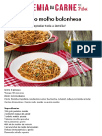 Espaguete Ao Molho Bolonhesa PDF