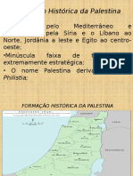 Formação Histórica Da Palestina