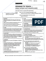 Preparing to Teach Present Perfect and Experiences