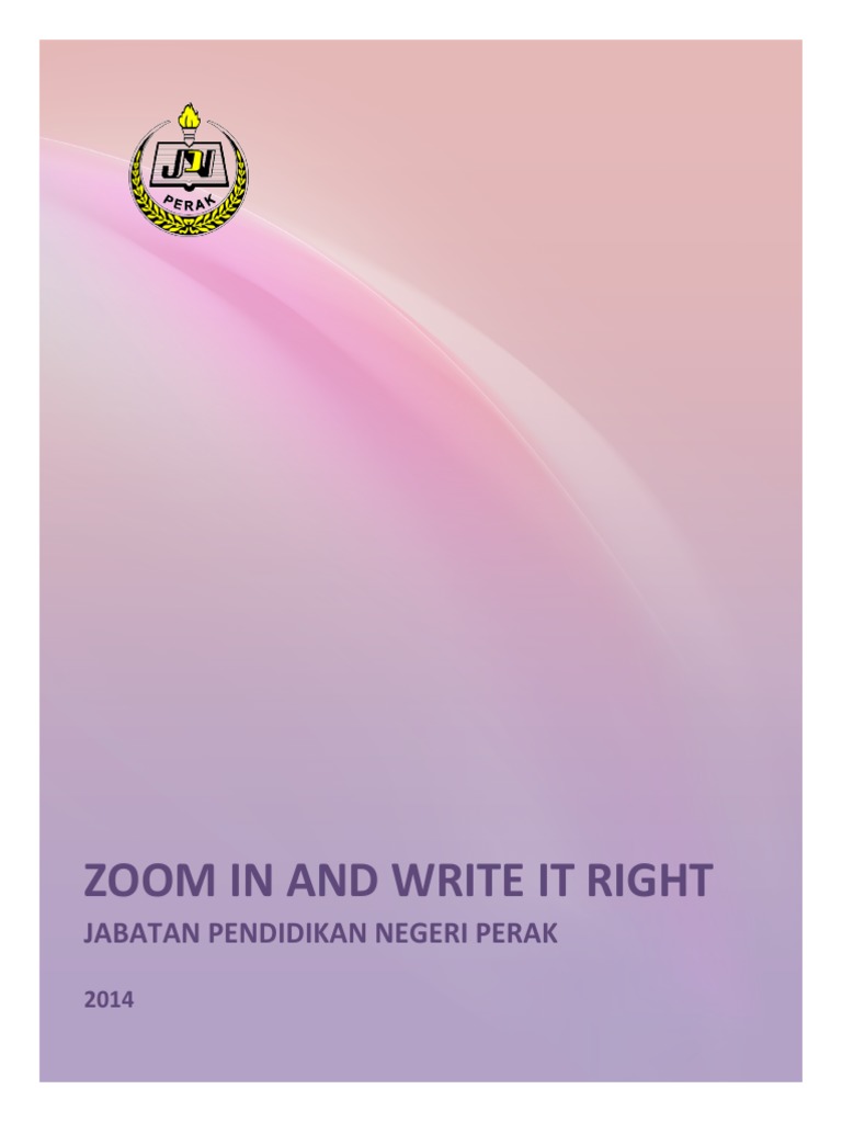Zoom in and Write 2.0 PDF Vocabulary Sentence (Linguistics)