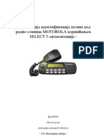 Identifikacija Poziva Kod Radio-Stanica MOTOROLA GP/GM 300 Serije Korišćenjem SELECT5 Signalizacije