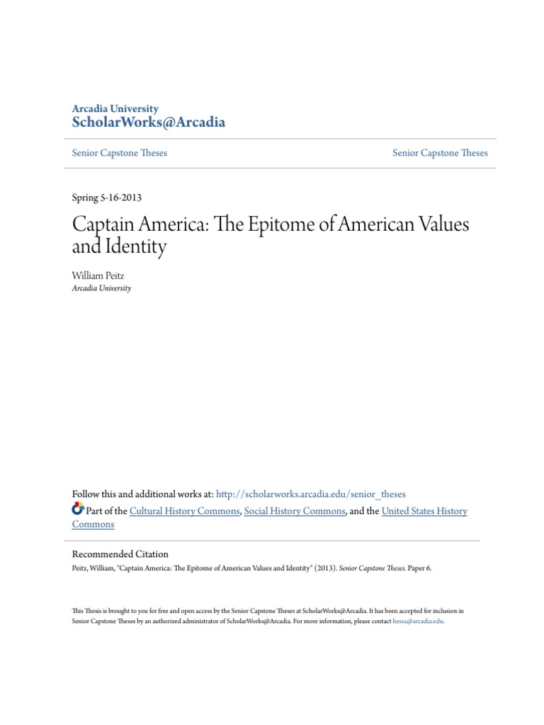Captain America The Epitome Of American Values And Identity Superheroes Dc Comics