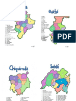 Mapas de Los 22 Departamentos de Guatemala