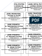 Tempelan Stopmap Lomba Kkmi