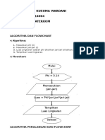 Algoritma dan Flowchart