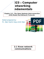 The Open Systems Interconnection (OSI) Model and Network Protocols