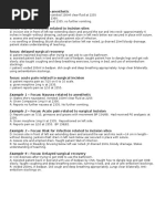 Example 1 - Focus: Nausea Related To Anesthetic