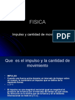 Fisica Impulso y Cantidad de Movimiento Powerpoint.