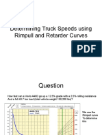 Determining Truck Speeds Using Rimpull and Retarder Curves