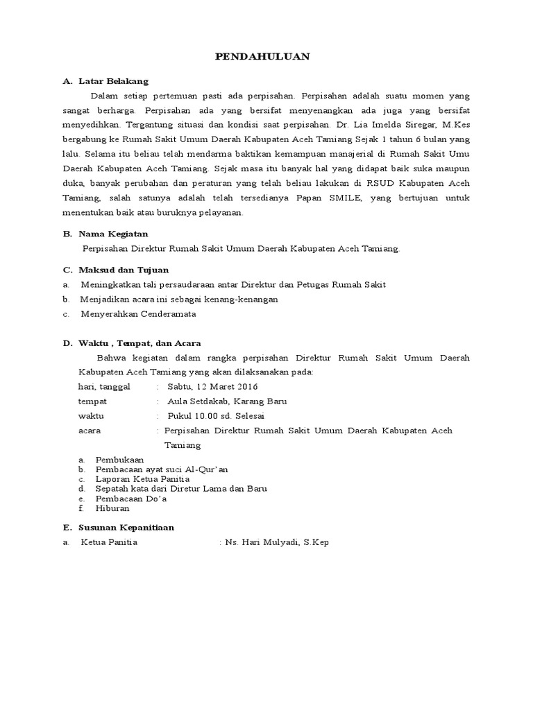 Contoh Laporan Kegiatan Acara Mosaicone