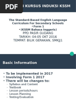 Laporan Kursus Kssm English