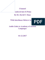 I Samuel in E-Prime With Interlinear Hebrew in IPA (01-12-2017)