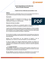 Elaboracion Expediente de Evidencias PDF