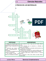 4to Grado - Ciencias - Estados Físicos de Los Materiales